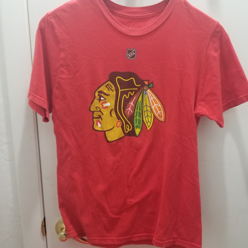 NHL Blackhawks Boys Tee Hartman Size L 12-14